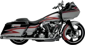 1802-0096 - SUPERTRAPP True Dual Head Pipes - Chrome 168-71574