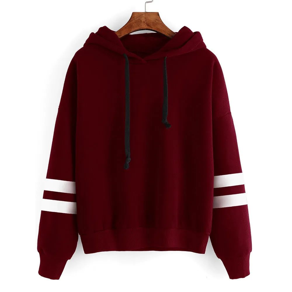 2017 Autumn Women Hoodie Casual Long Sleeve Hooded Pullover Sweatshirts Hooded Female Jumper Women Tracksuits Sportswear