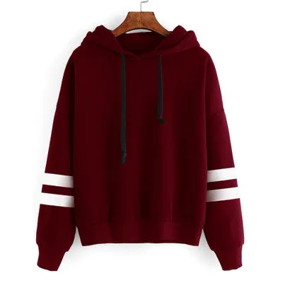 2017 Autumn Women Hoodie Casual Long Sleeve Hooded Pullover Sweatshirts Hooded Female Jumper Women Tracksuits Sportswear