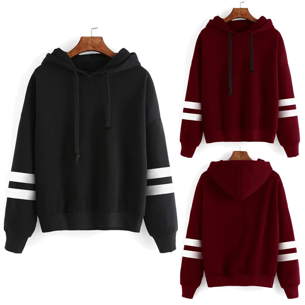 2017 Autumn Women Hoodie Casual Long Sleeve Hooded Pullover Sweatshirts Hooded Female Jumper Women Tracksuits Sportswear