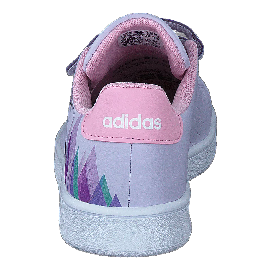 adidas x Disney Frozen Anna and Elsa Advantage Shoes Purple Tint / True Pink / Cloud White
