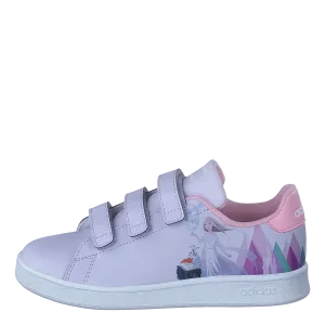 adidas x Disney Frozen Anna and Elsa Advantage Shoes Purple Tint / True Pink / Cloud White
