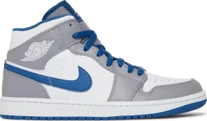Air Jordan 1 Mid 'True Blue Cement'