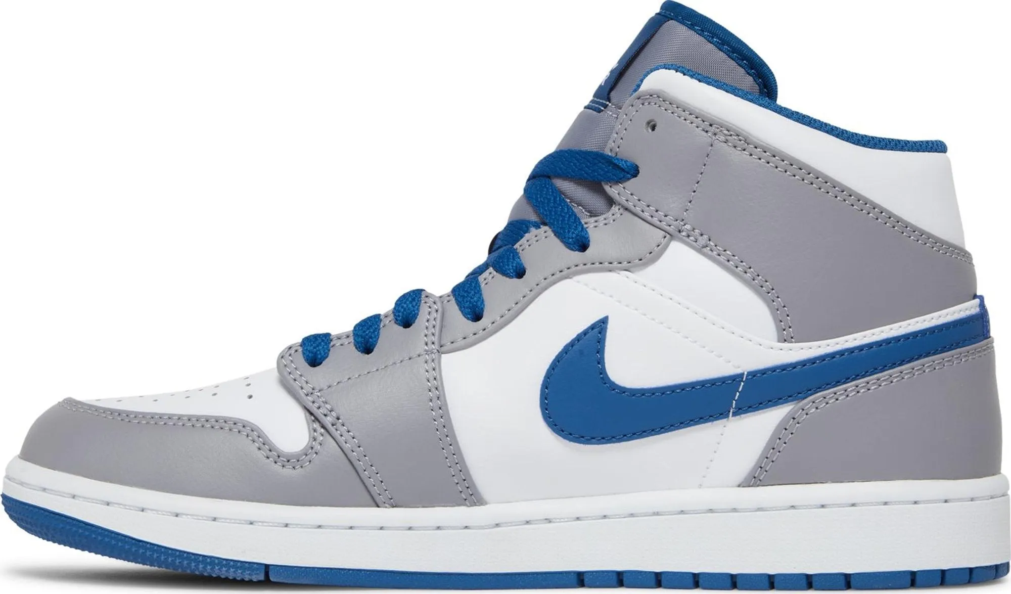 Air Jordan 1 Mid 'True Blue Cement'