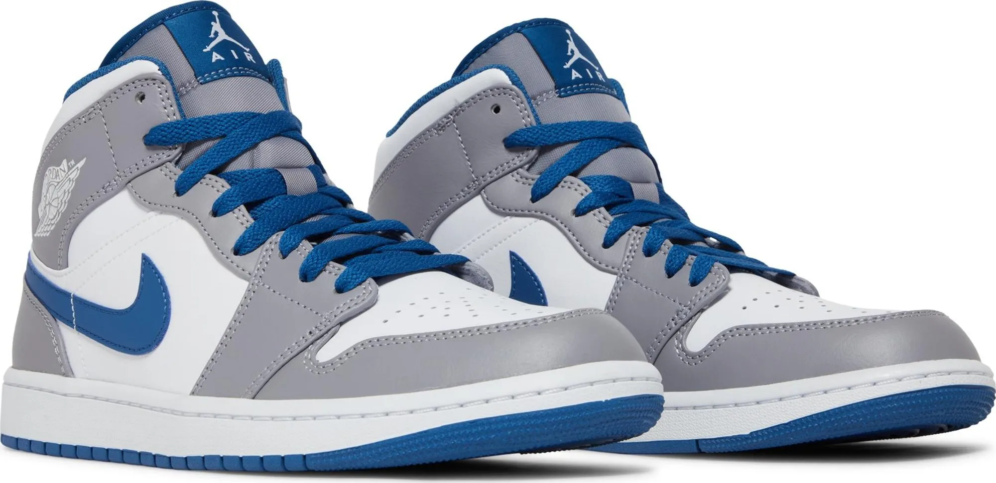 Air Jordan 1 Mid 'True Blue Cement'
