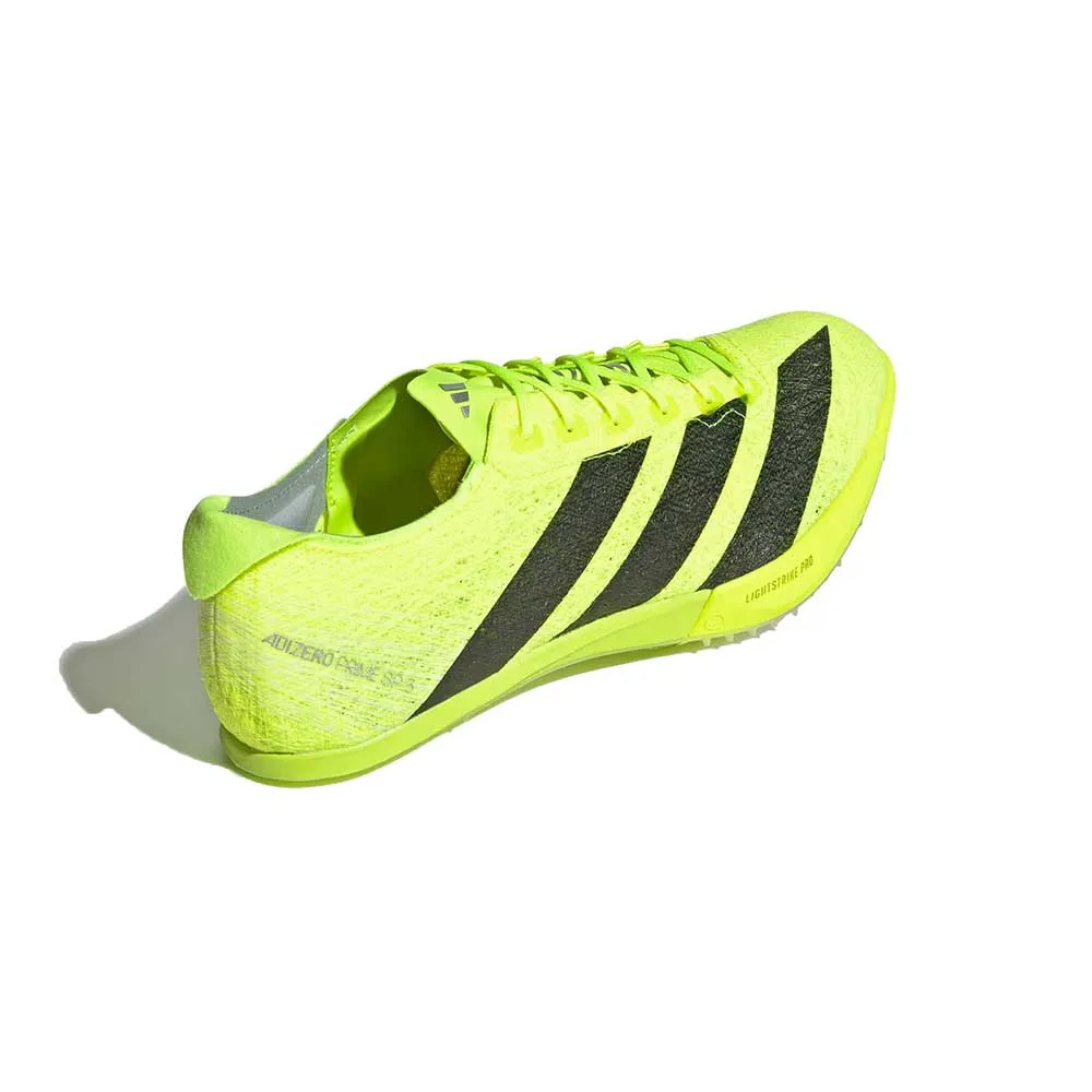 All Gender Adizero Prime SP 3 Strung Track Spike - Lucid Lemon/Core Black/Halo Silver - Regular (D)