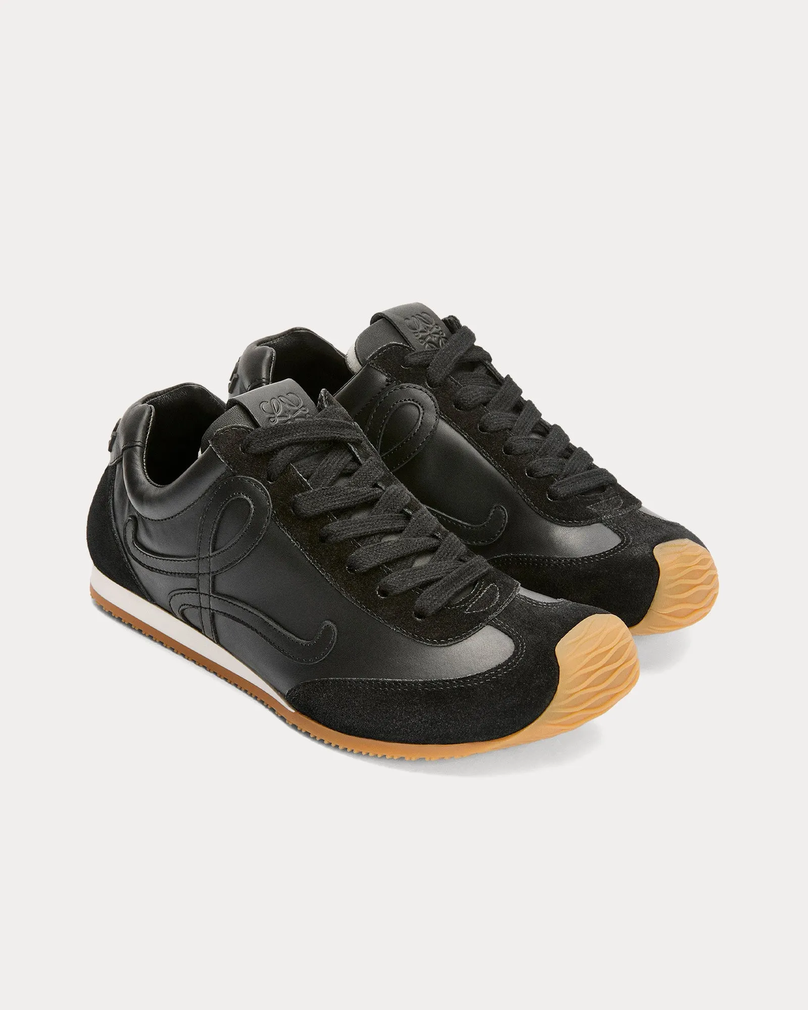 Ballet Runner 2.0 Soft Calfskin Black Low Top Sneakers