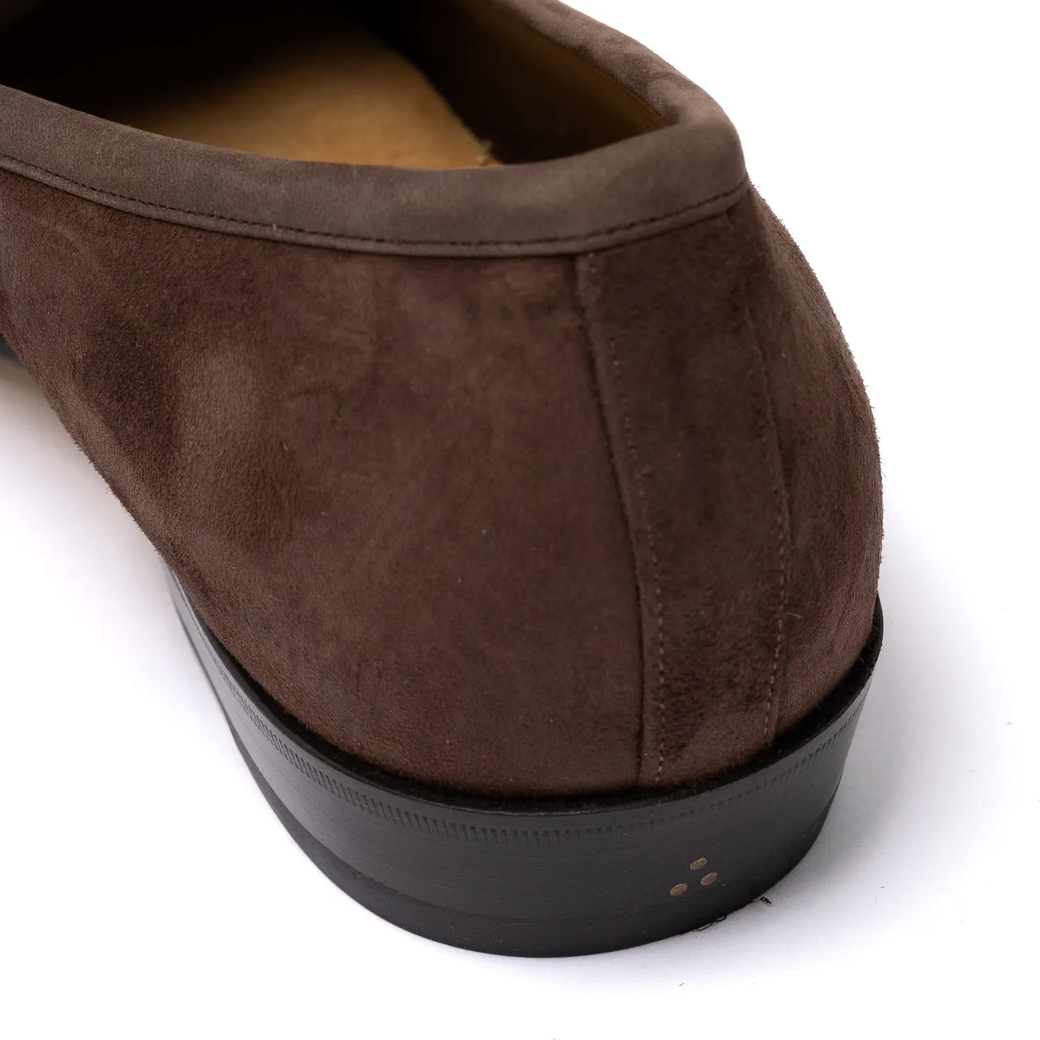 Baudoin & Lange x MJ: Sagan-Loafer "Tassel" aus Kalbsvelours - Handmade