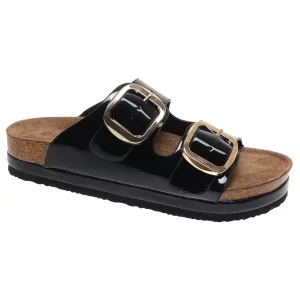 Black Sunny Side Sandals