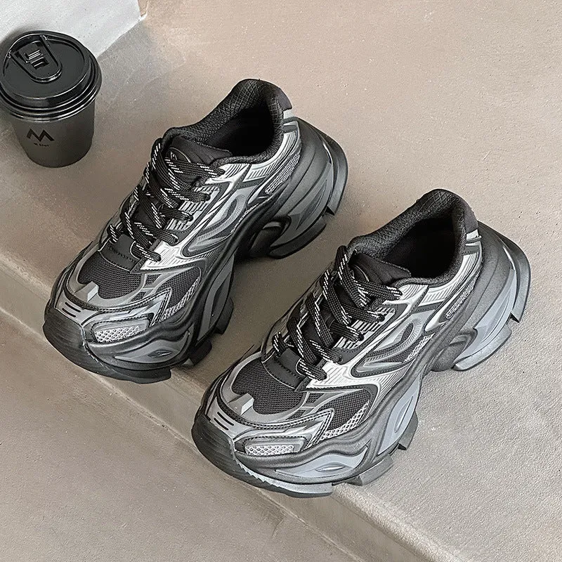 Breathable Platform Dad Sneakers – Unisex Sporty Style