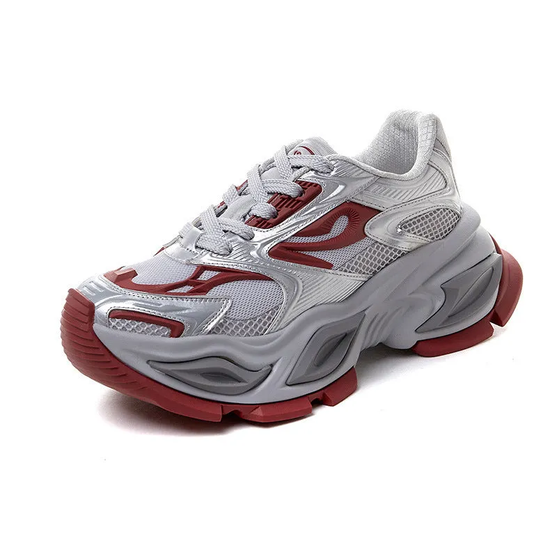 Breathable Platform Dad Sneakers – Unisex Sporty Style