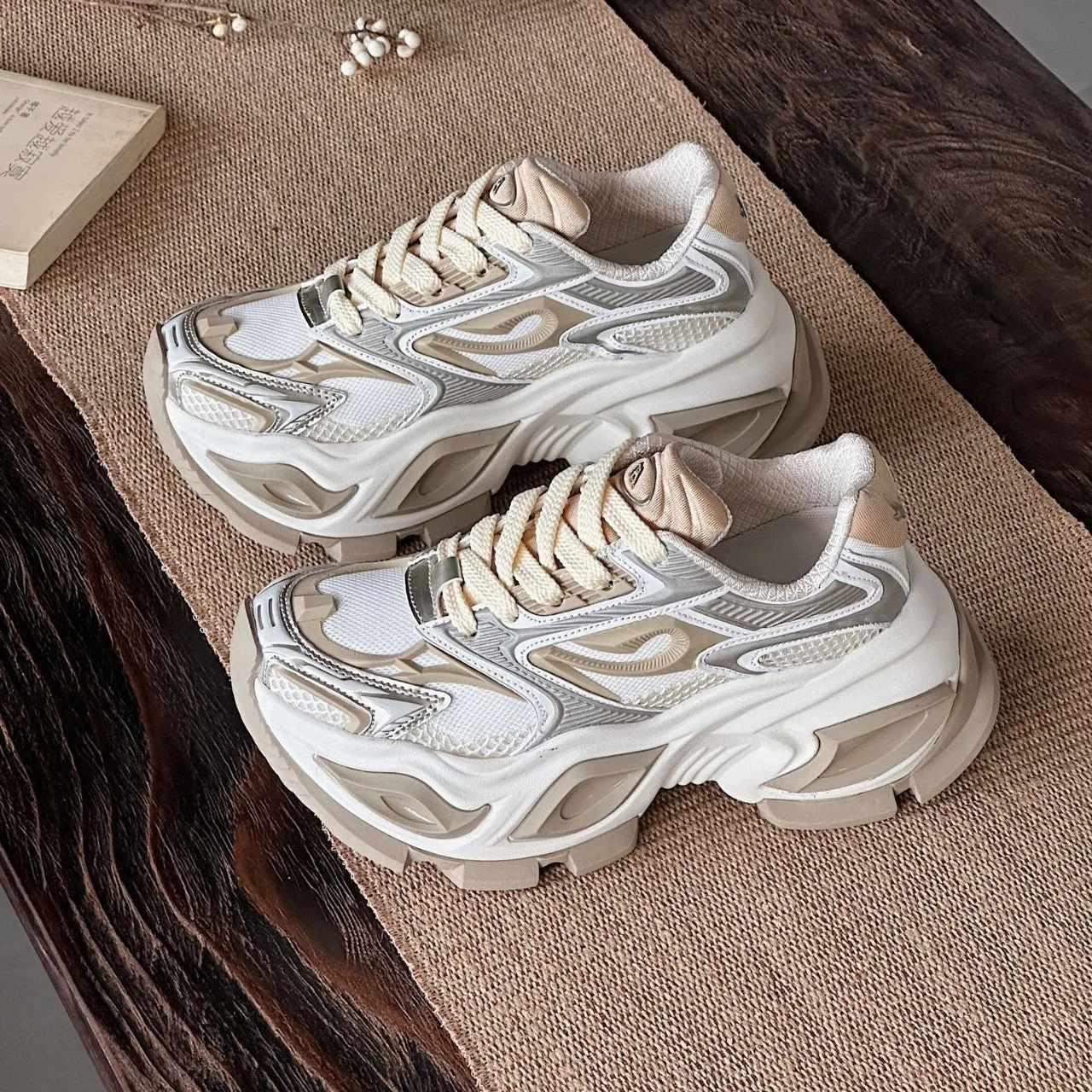 Breathable Platform Dad Sneakers – Unisex Sporty Style