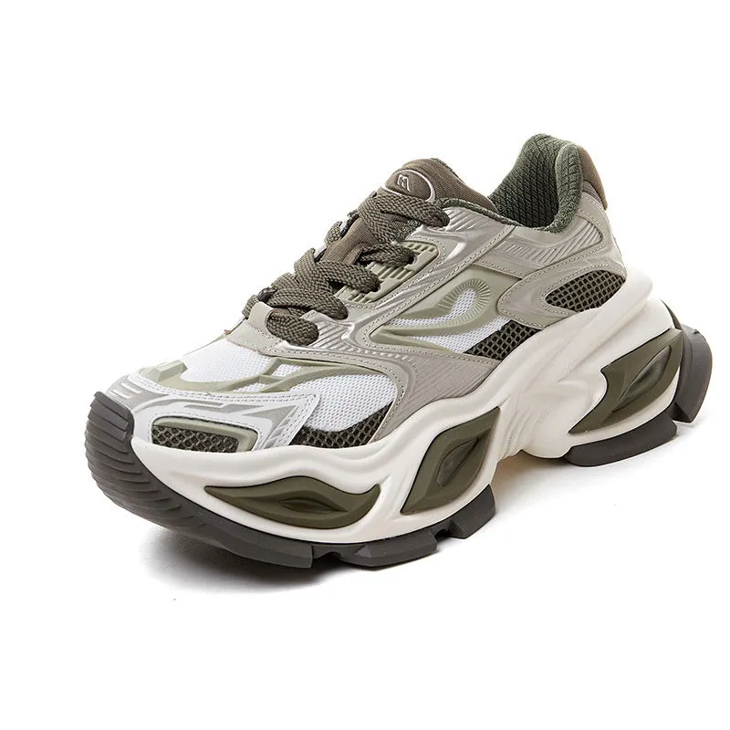 Breathable Platform Dad Sneakers – Unisex Sporty Style