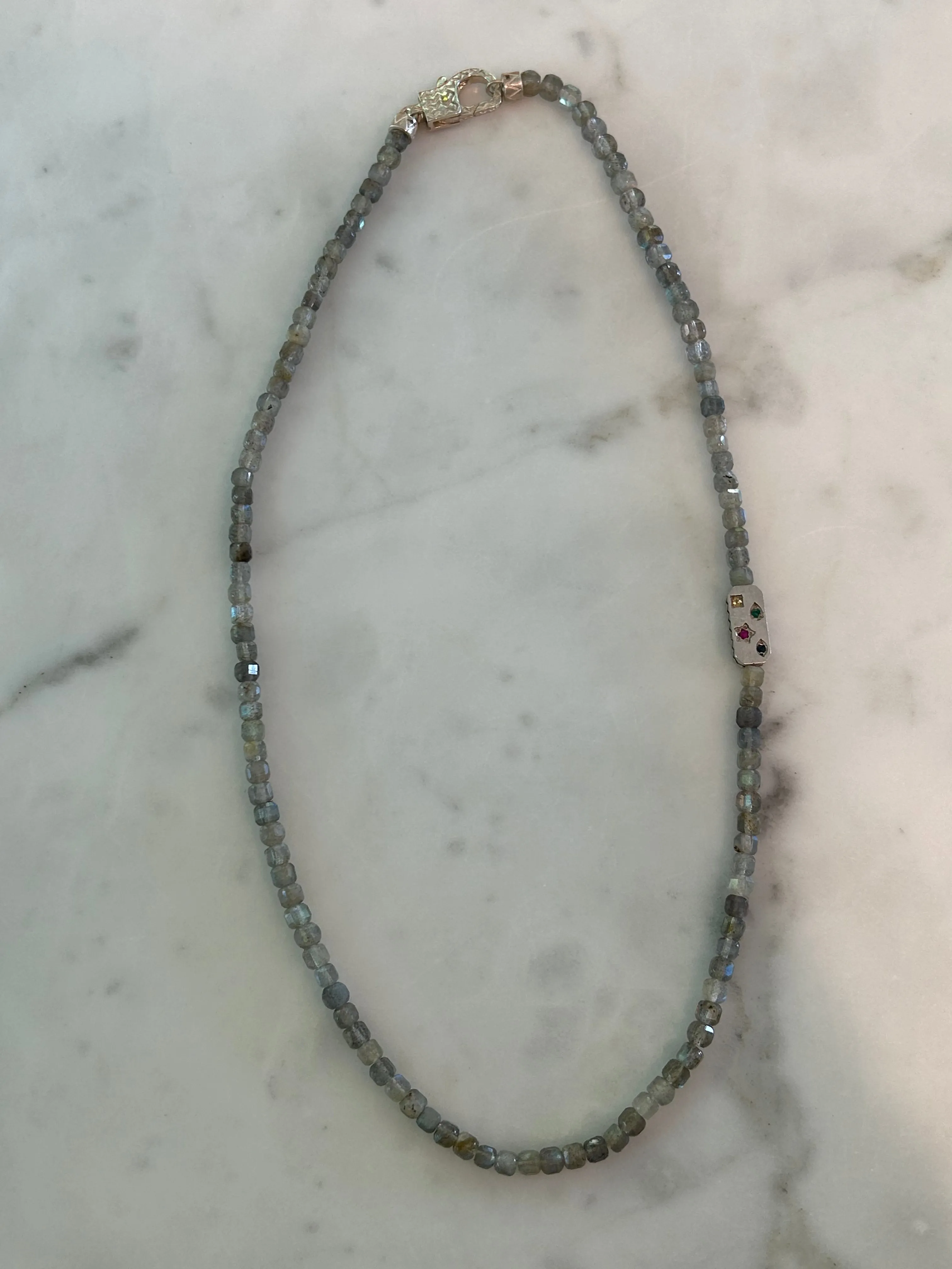 Burch Constellation Necklace, Labradorite