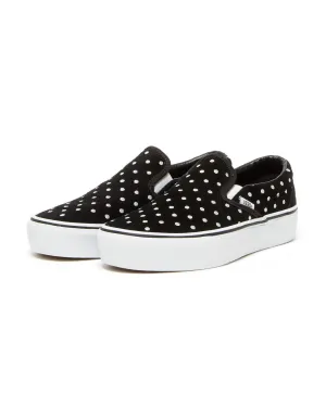 Classic Slip-On Platform - Polka Dot