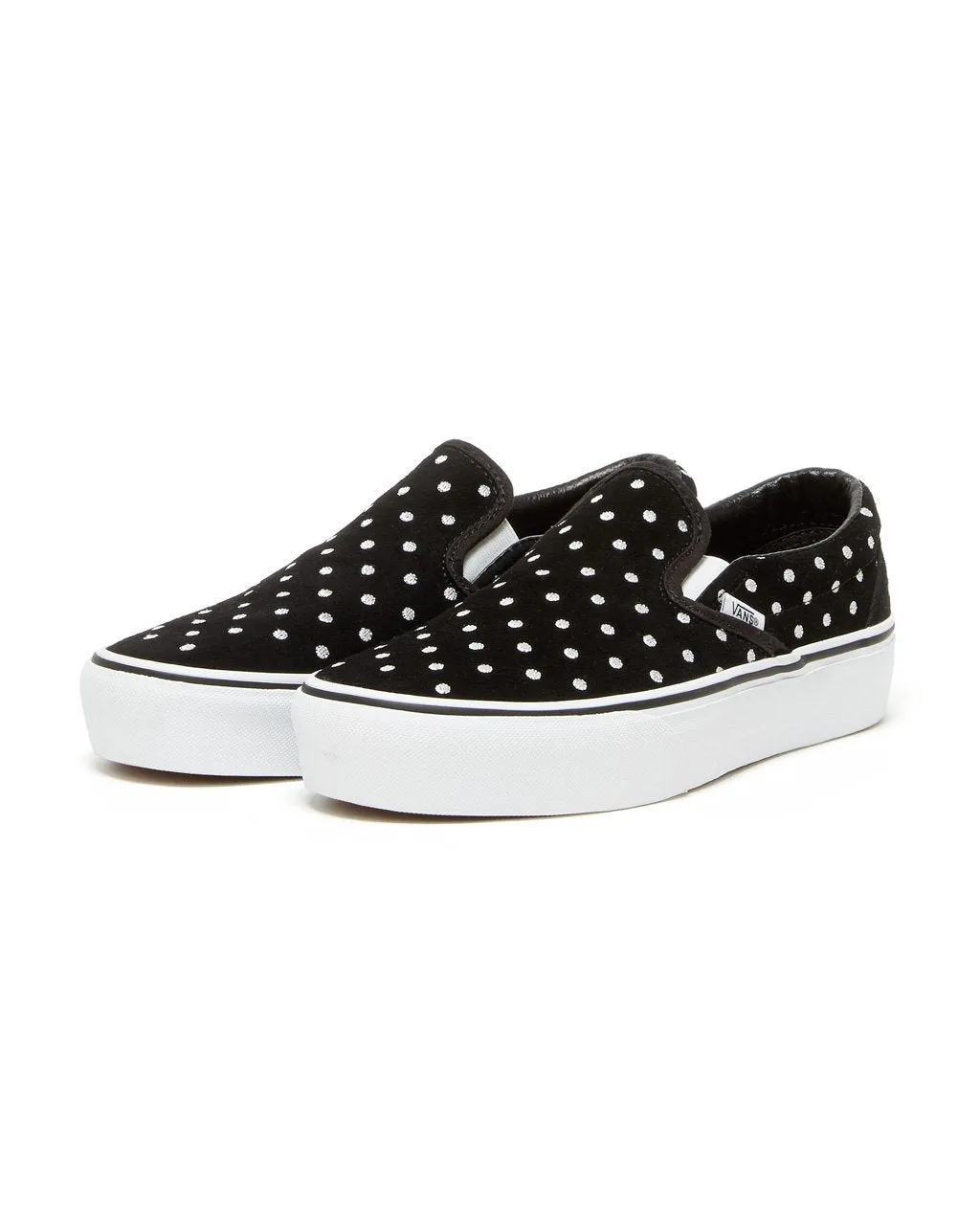 Classic Slip-On Platform - Polka Dot