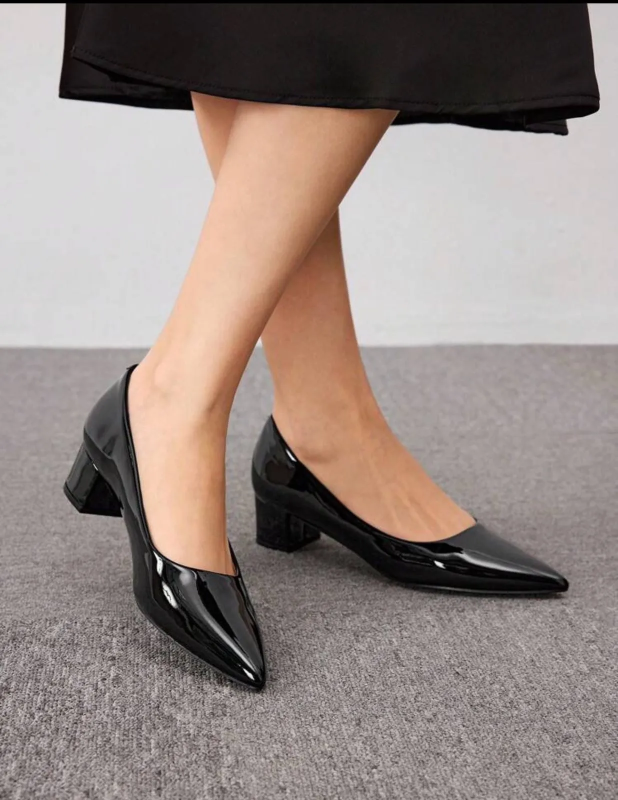 Classy - Formal shoes  Minimalist Point Toe Chunky (check size chart in media)