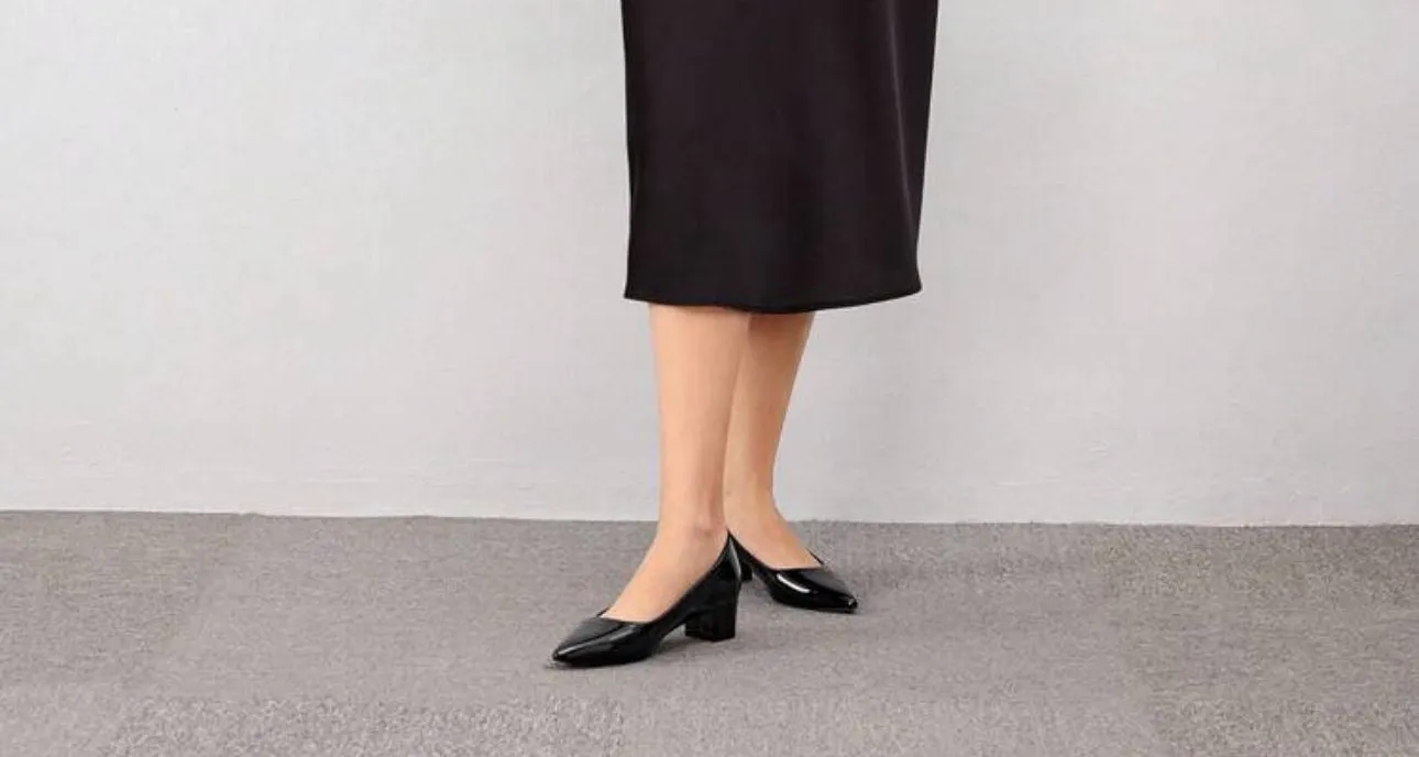 Classy - Formal shoes  Minimalist Point Toe Chunky (check size chart in media)