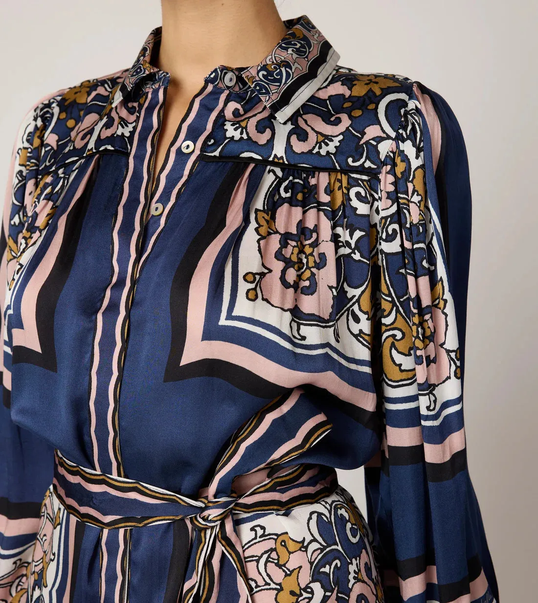 CLE Charisma Mini Dress in Floral Anise