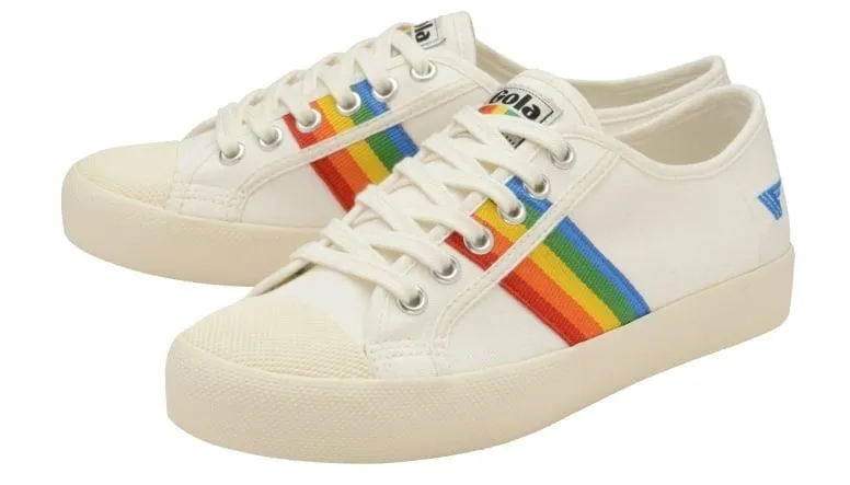 Coaster Rainbow Trainer (Off White   Multi)