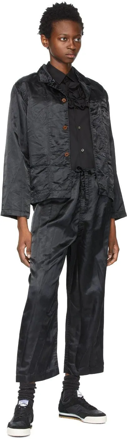 Comme des GarÃ§ons Comme des GarÃ§ons Black Chest Frills Classic Fit Shirt