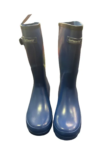 Cotswold blue welly boots