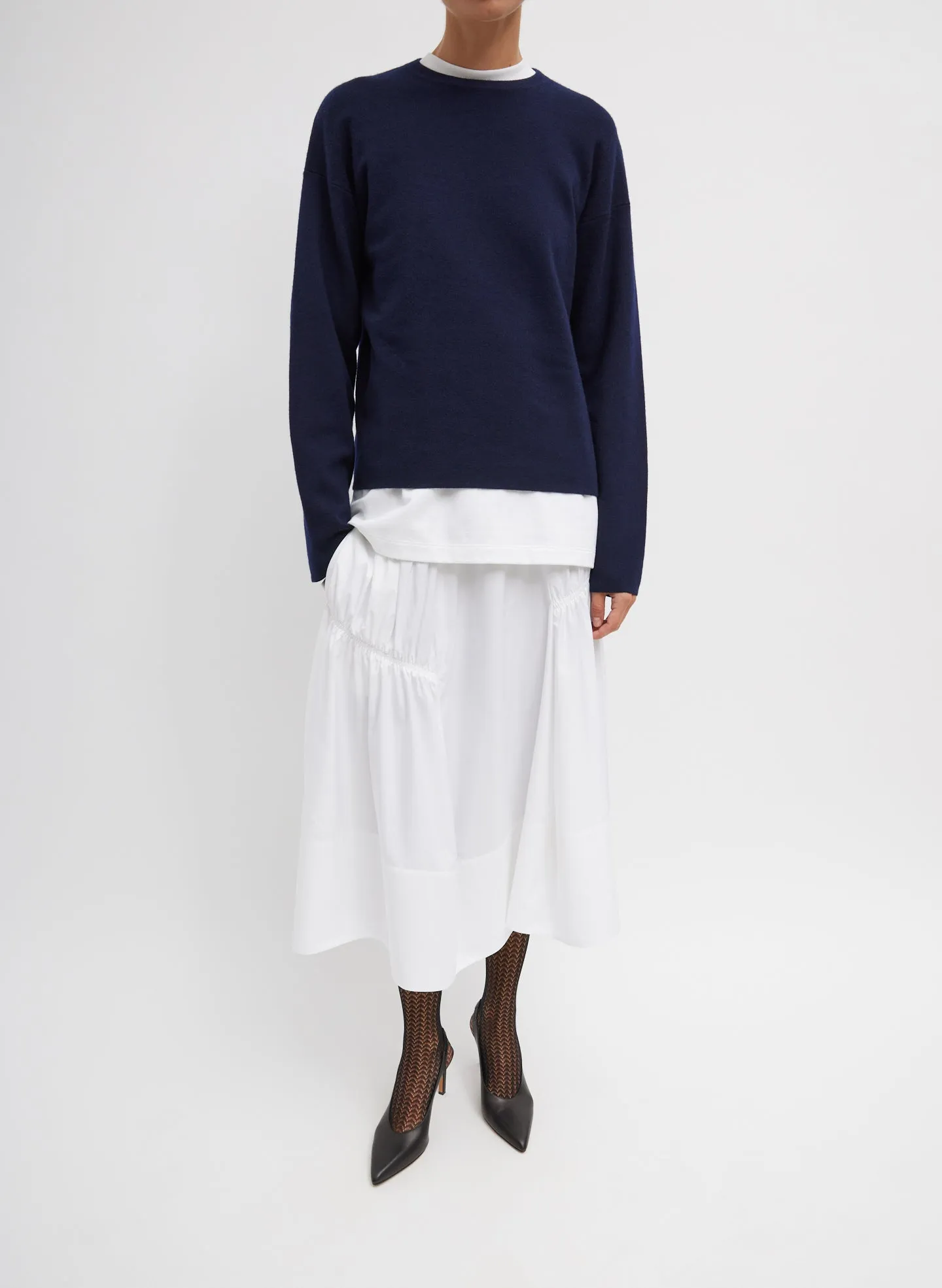 Double Faced Cashmere Oversized Easy Sweater