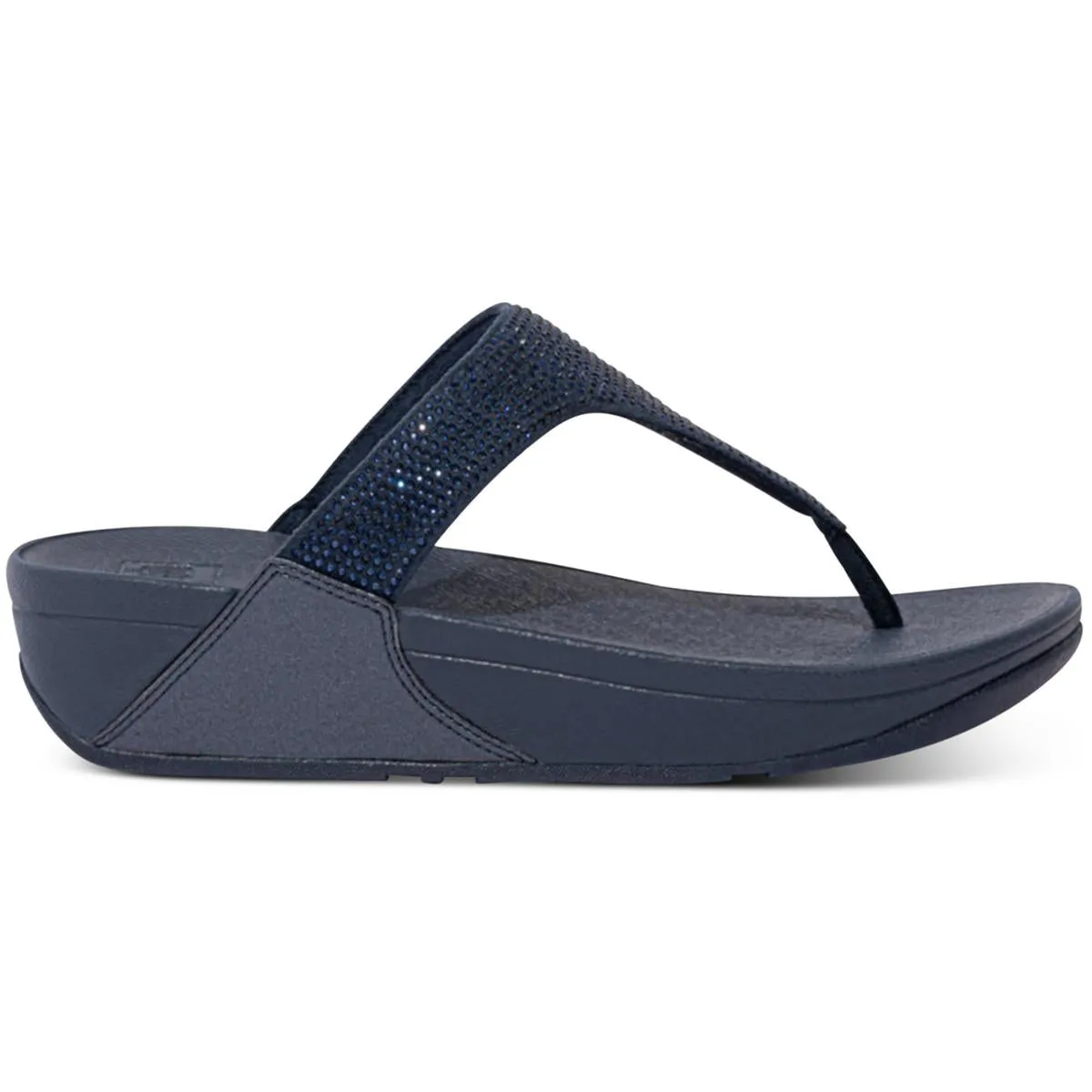 Fitflop Womens Lulu Sleek Casual Thong Wedge Sandals