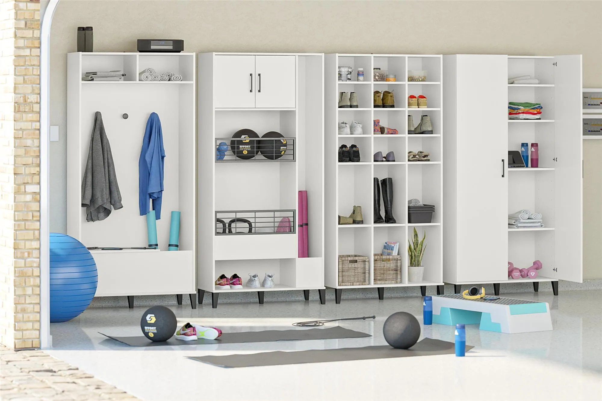 Flex Athletic Shoe Storage Cabinet for Boots & Tennis Shoes