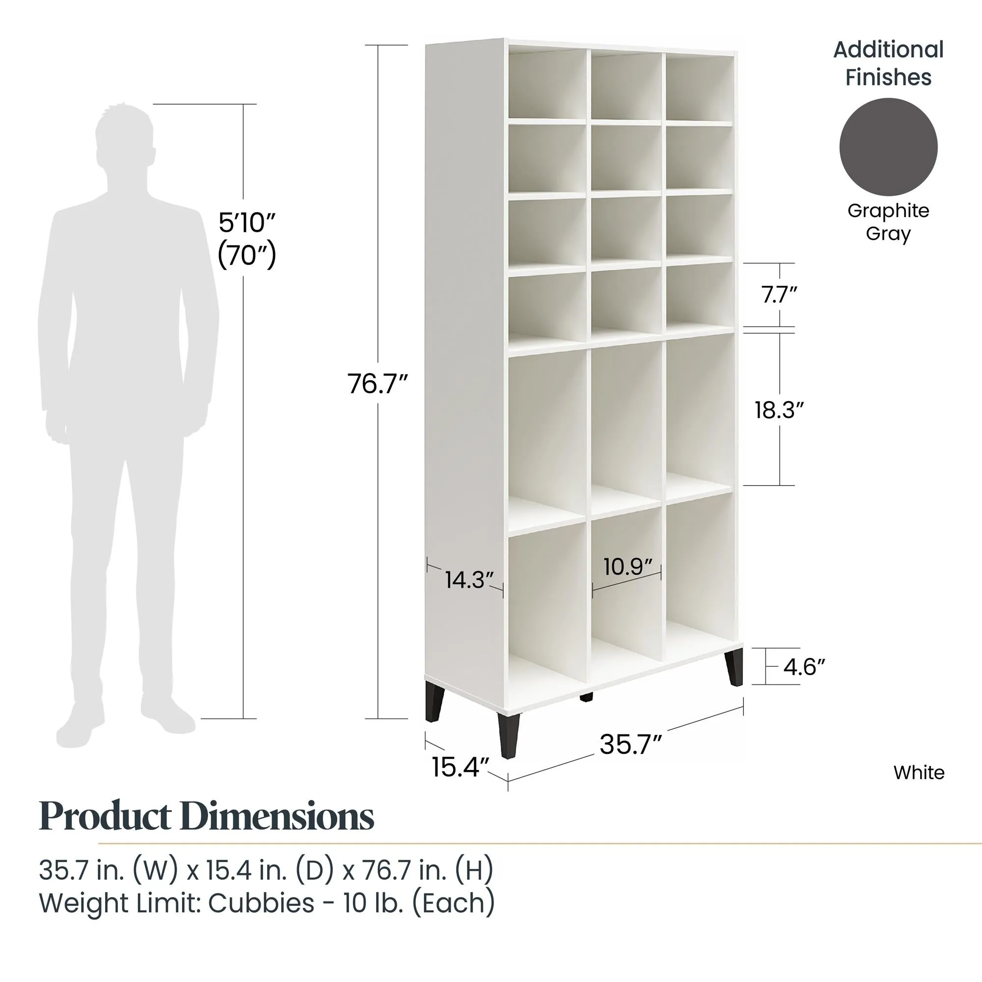 Flex Athletic Shoe Storage Cabinet for Boots & Tennis Shoes