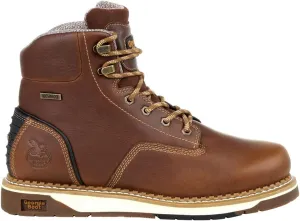 Georgia Boot Men's Brown Amp Lt Wedge Waterproof Industrial Boot