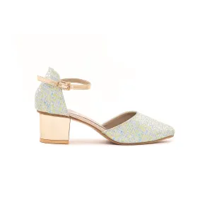 Girls Golden Fancy Pumps KD0482