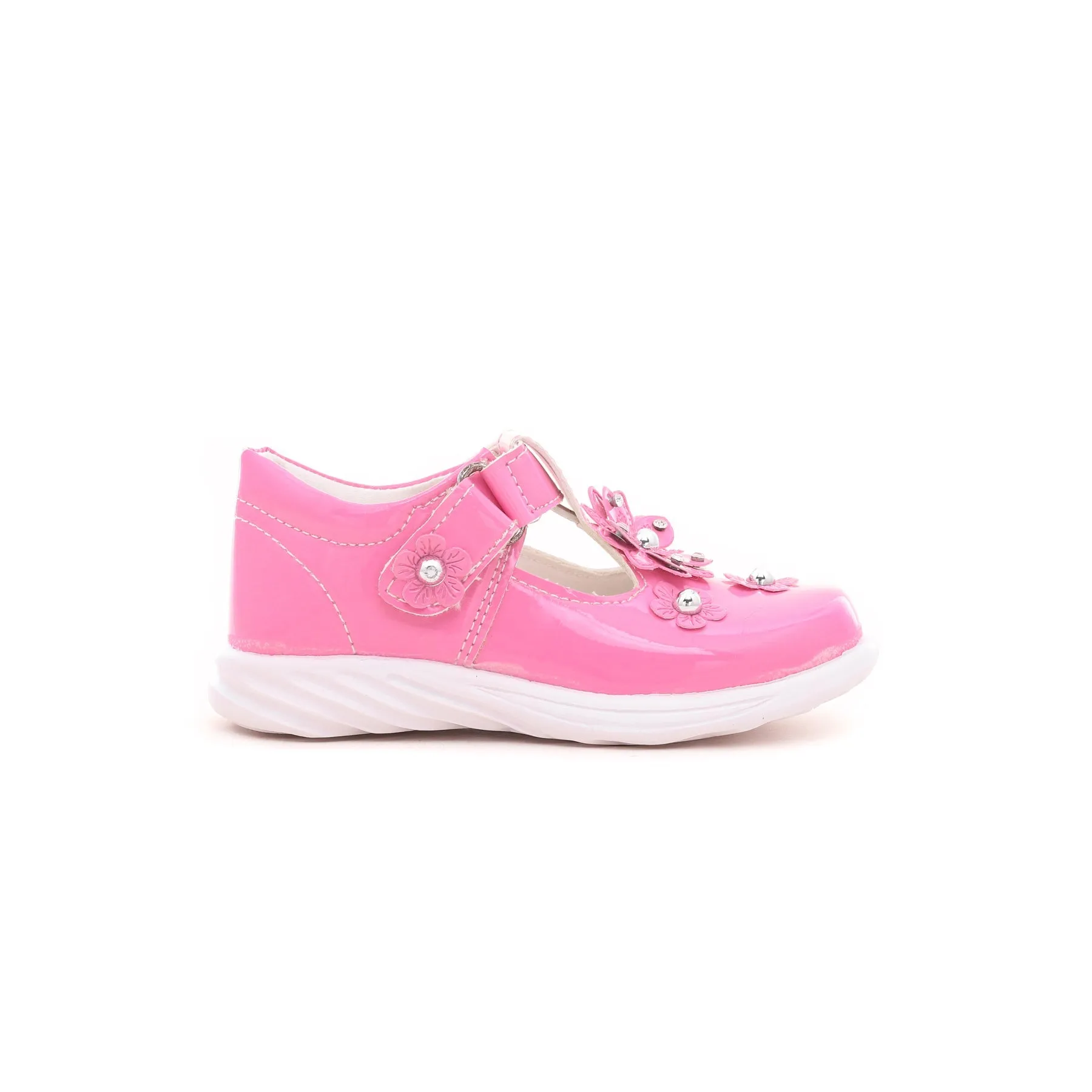 Girls Pink Casual Pumps KD0492