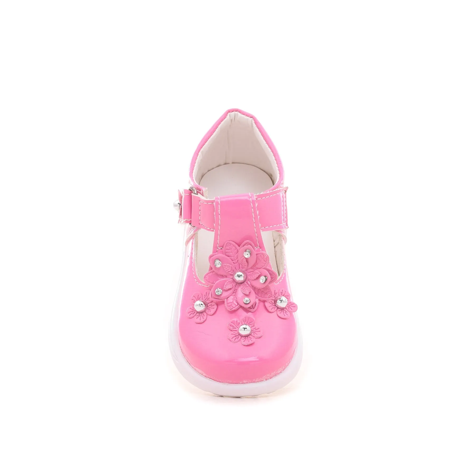Girls Pink Casual Pumps KD0492