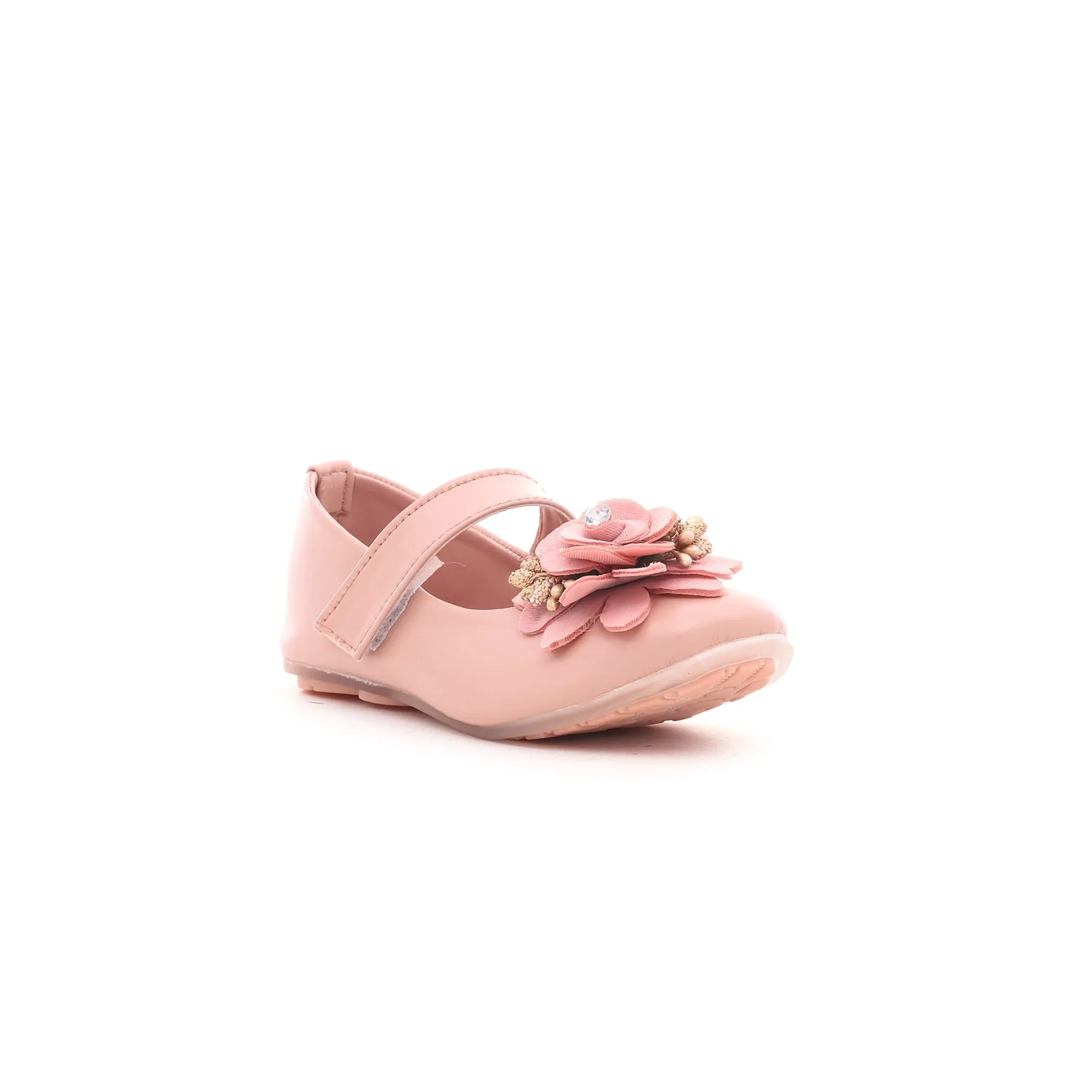 Girls Pink Formal Pumps KD0684