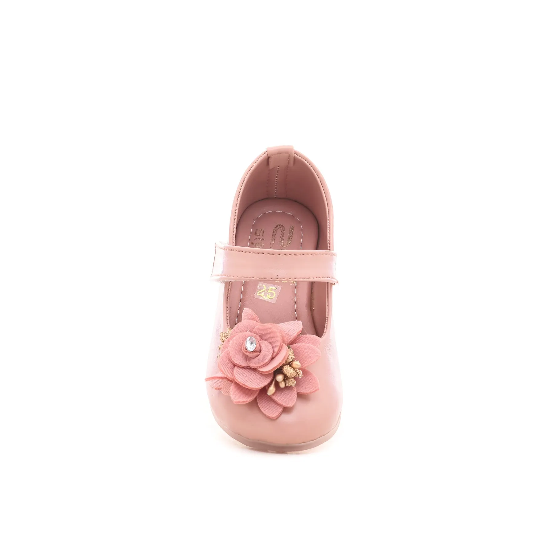 Girls Pink Formal Pumps KD0684