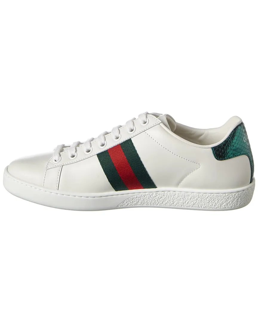 Gucci Ace Embroidered Leather Sneaker