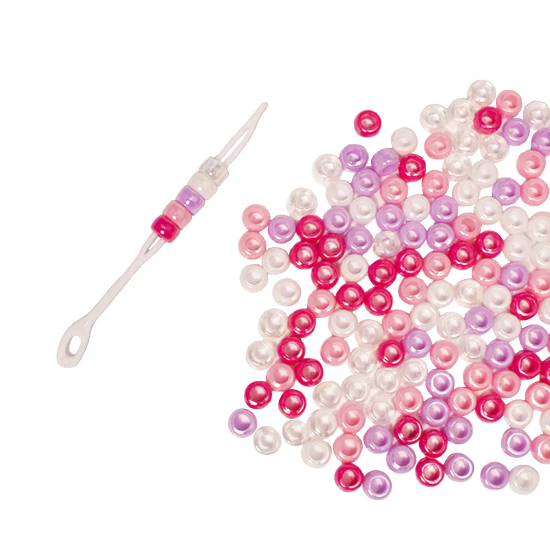 Hair Beads - Assorted Iridescent Pastels