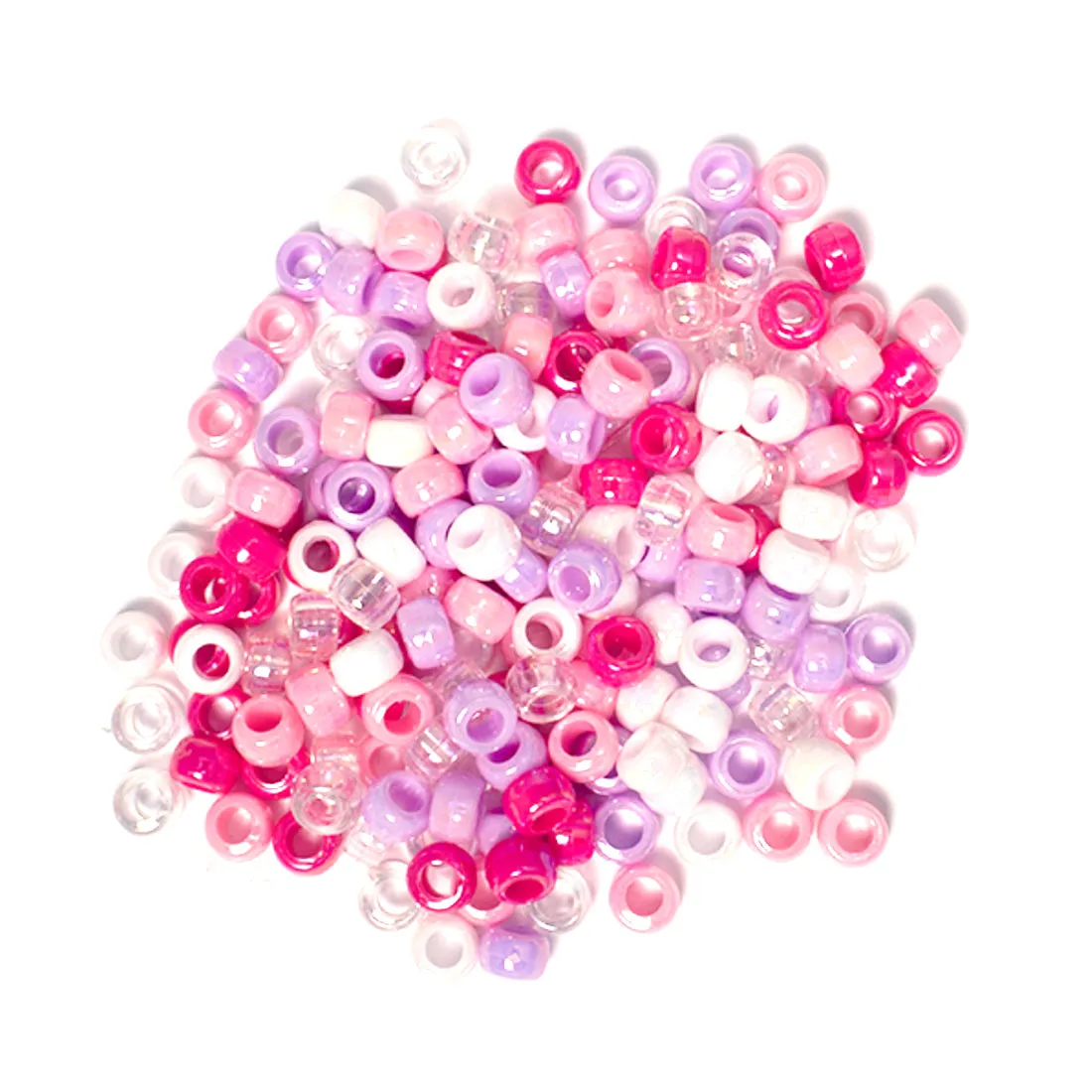 Hair Beads - Assorted Iridescent Pastels