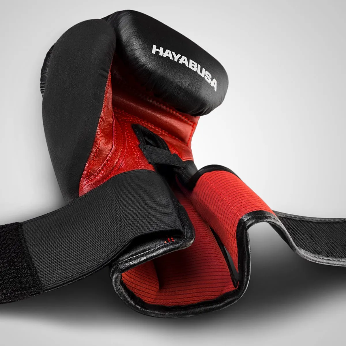 HAYABUSA T3 BOXING GLOVES - BLACK/RED