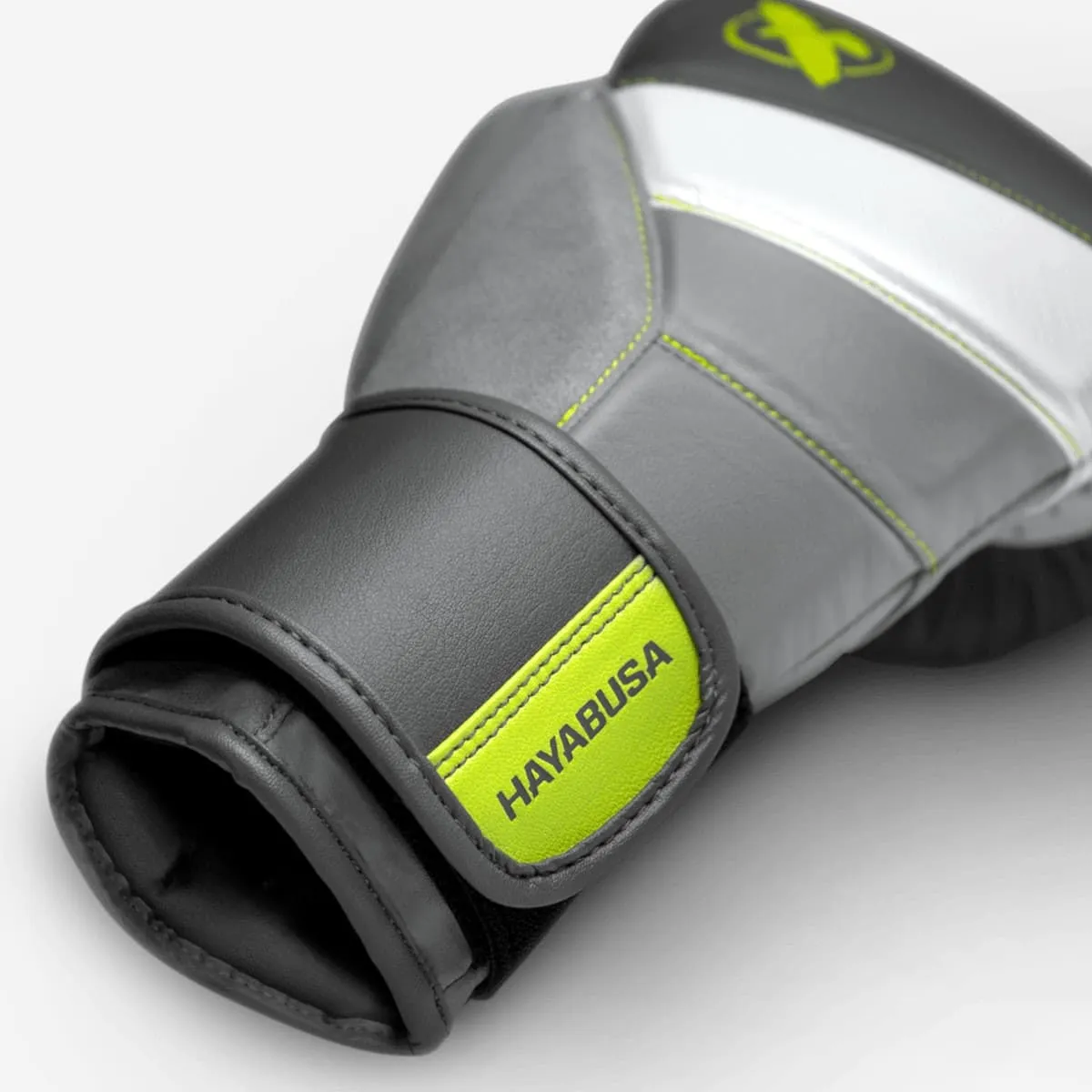 HAYABUSA T3 BOXING GLOVES - CHARCOAL/LIME