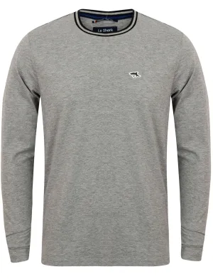 Highshore Long Sleeve Top in Light Grey Marl - Le Shark