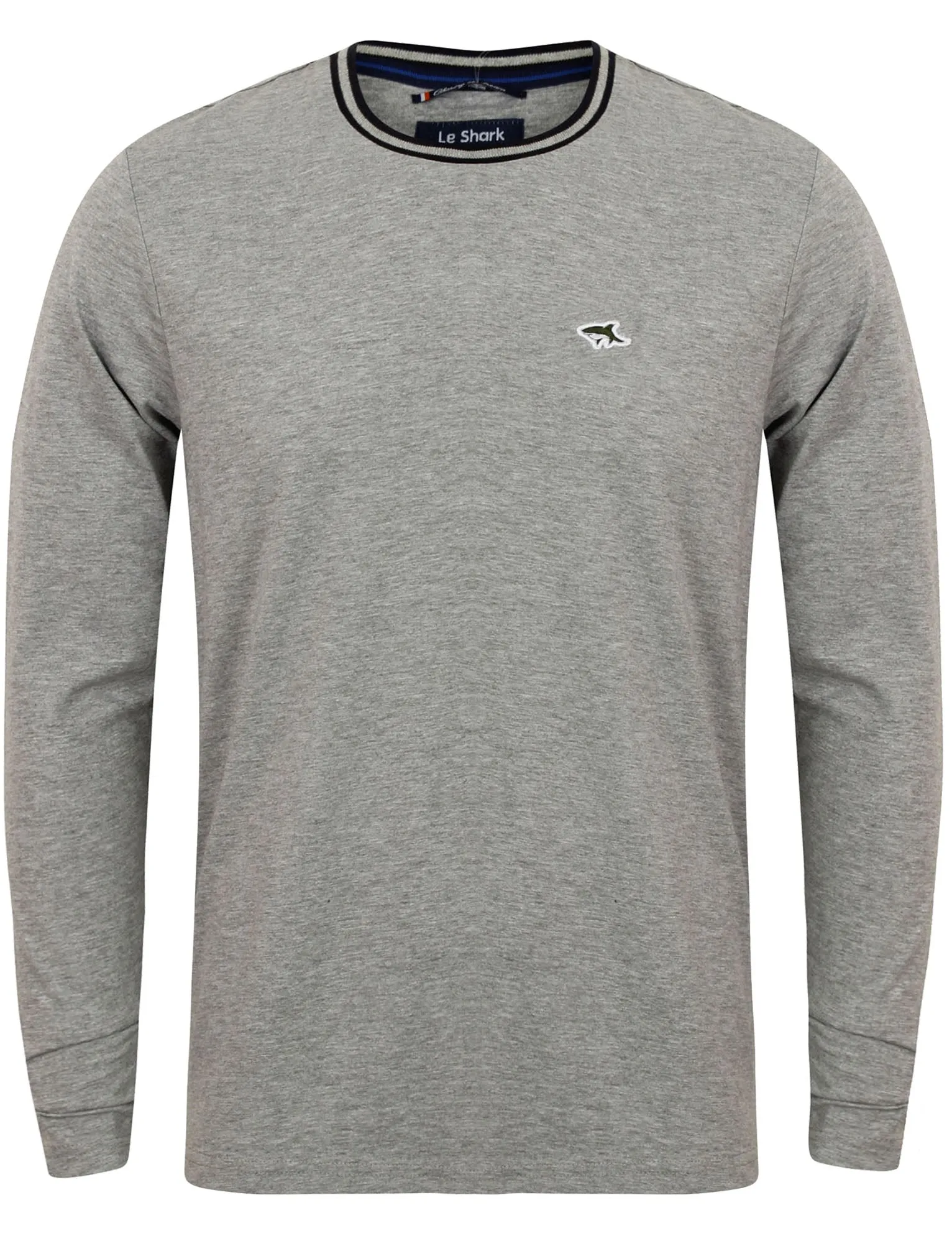 Highshore Long Sleeve Top in Light Grey Marl - Le Shark