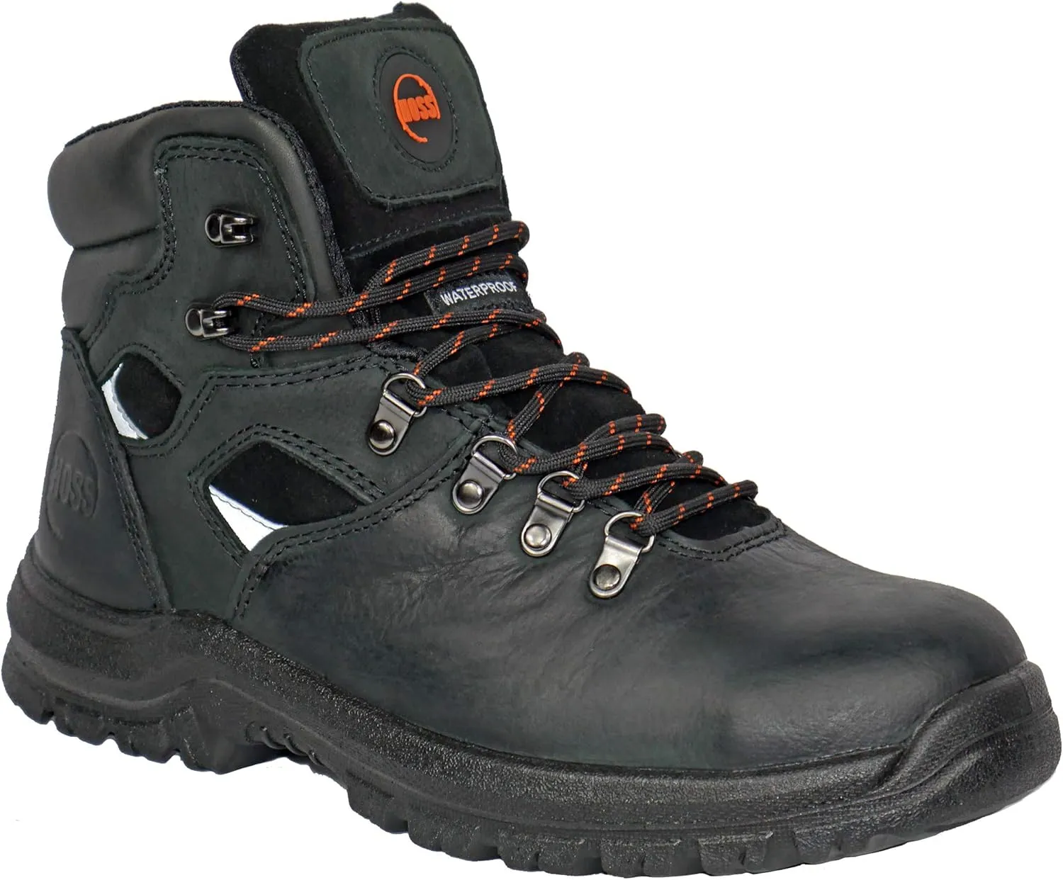 Hoss Men's, Adam Steel Toe Work Boot Black 11 EE