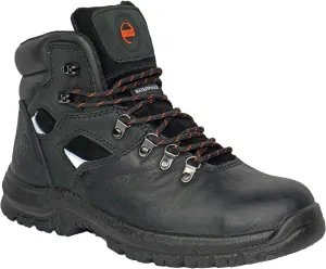 Hoss Men's, Adam Steel Toe Work Boot Black 11 EE