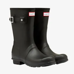 Hunter Women's Original Short Wellington Boots in Black