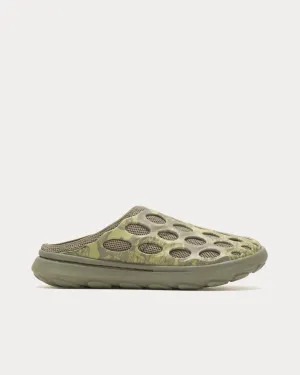 Hut Moc 2 Hydro Mule Olive Slip Ons