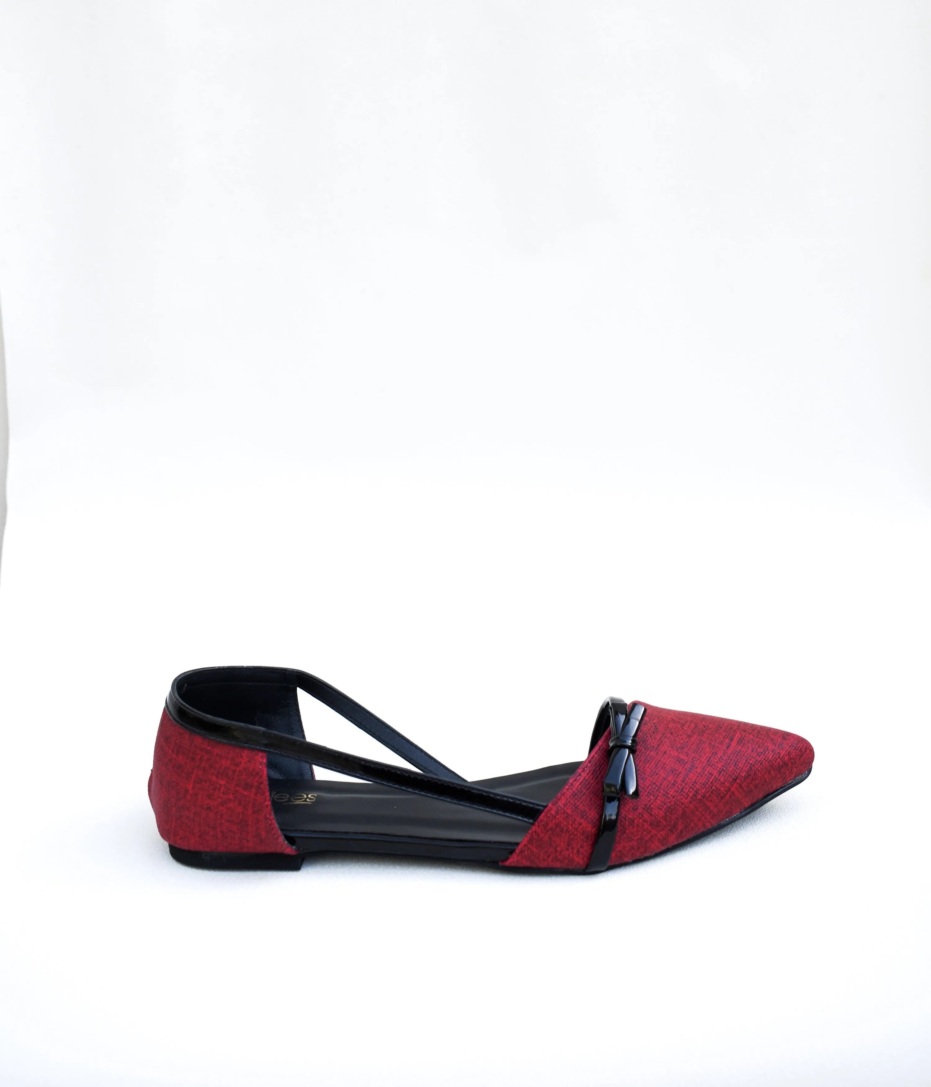 Jack Jees Denim Bow Maroon