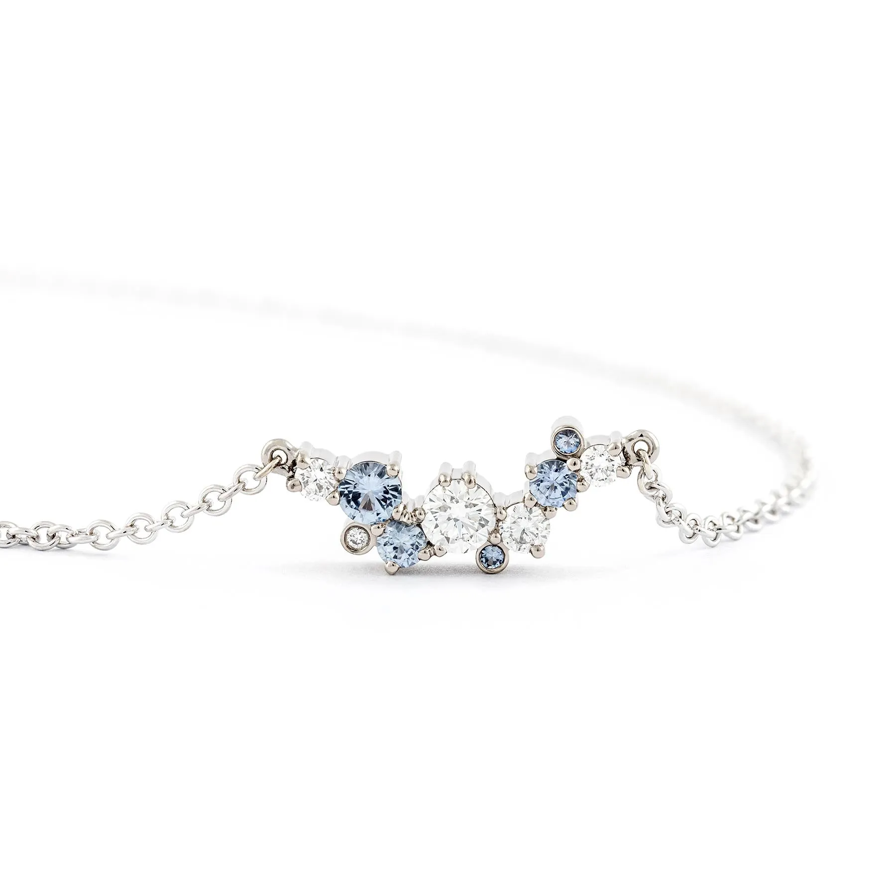 Keto Meadow necklace - Spring Blue Crown
