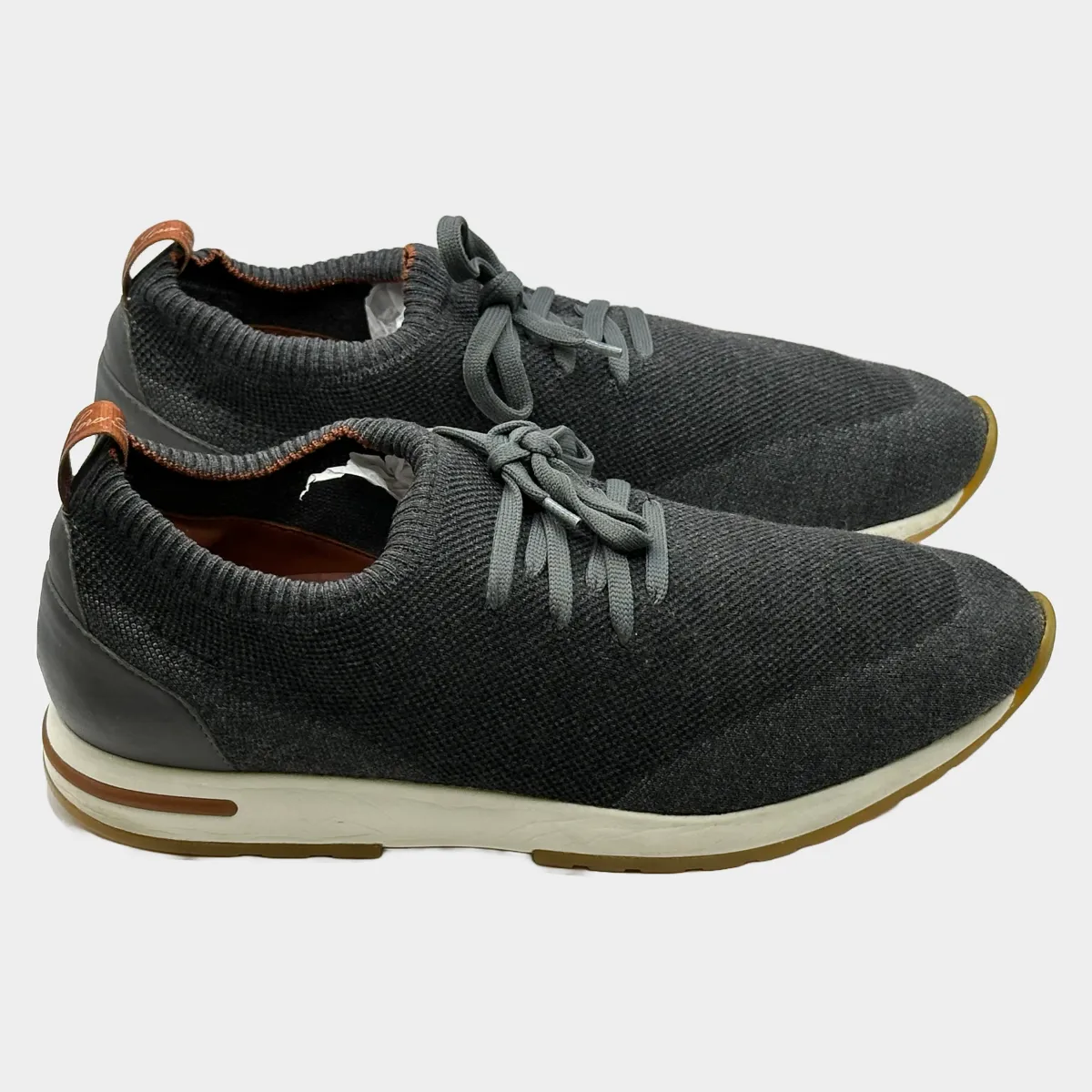 LORO PIANA men's navy mesh 360 flexy walk sneakers